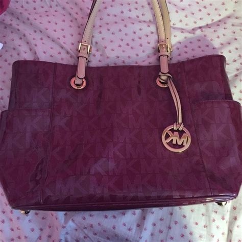 cheap michael kors magenta tote bag